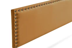 Tête de Lit Tapisée MODENA Simili cuir 130x55x8 cm - Marron Clair -><noscript><img width=