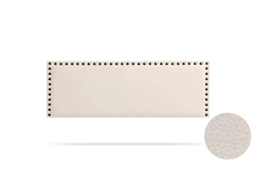 Tête de Lit Tapisée MODENA Simili cuir 100x55x8 cm - Beige ->Moonia Hot