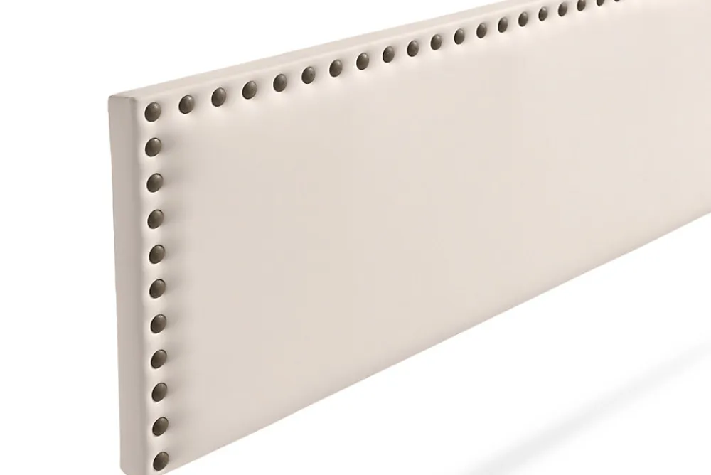 Tête de Lit Tapisée MODENA Simili cuir 100x55x8 cm - Beige ->Moonia Hot
