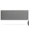 Tête de Lit Tapisée MODENA Simili cuir 100x55x8 cm - Gris Foncé ->Moonia Clearance