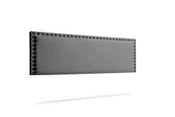Tête de Lit Tapisée MODENA Simili cuir 100x55x8 cm - Gris Foncé -><noscript><img width=