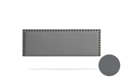 Moonia Tête de Lit Tapisée MODENA Simili cuir 130x55x8 cm - Gris Foncé -* Tête De Lit