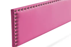 Moonia Tête de Lit Tapisée MODENA Simili cuir 100x55x8 cm - Rose -* Tête De Lit