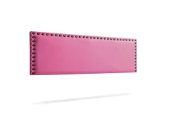 Moonia Tête de Lit Tapisée MODENA Simili cuir 100x55x8 cm - Rose -* Tête De Lit