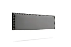 Moonia Tête de Lit Tapisée MODENA Simili cuir 160x55x8 cm - Gris Foncé -* Tête De Lit