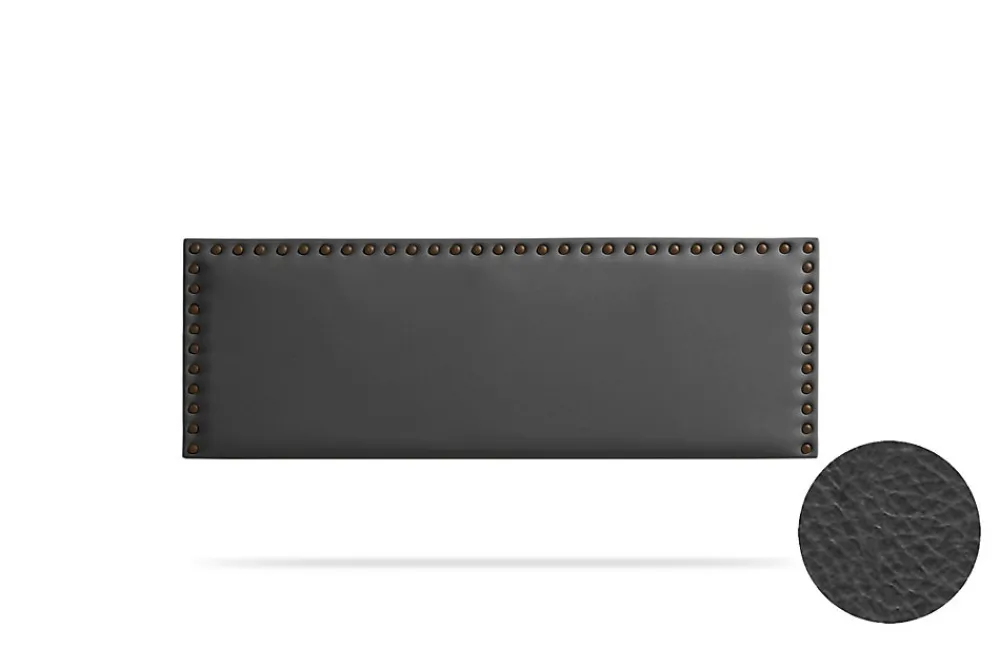 Tête de Lit Tapisée MODENA Simili cuir 115x55x8 cm - Noir ->Moonia Hot