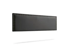 Tête de Lit Tapisée MODENA Simili cuir 115x55x8 cm - Noir -><noscript><img width=