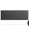 Tête de Lit Tapisée MODENA Simili cuir 100x55x8 cm - Noir ->Moonia Discount