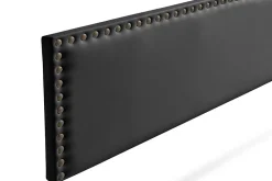 Tête de Lit Tapisée MODENA Simili cuir 100x55x8 cm - Noir -><noscript><img width=