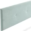 Moonia Tête de Lit Tapisée NAPOLI Aqualine 160x50x5 cm - Vert Aqua -* Tête De Lit