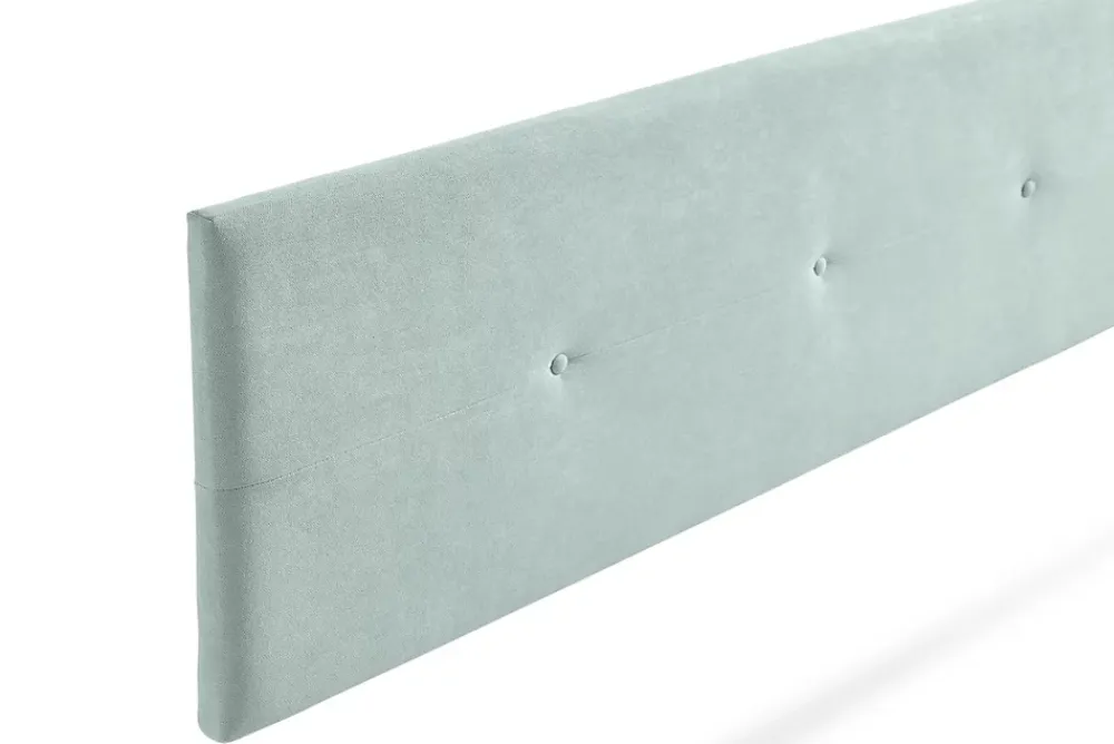 Moonia Tête de Lit Tapisée NAPOLI Aqualine 160x50x5 cm - Vert Aqua -* Tête De Lit