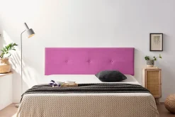Tête de Lit Tapisée NAPOLI Aqualine 115x50x5 cm - Fuchsia ->Moonia Best