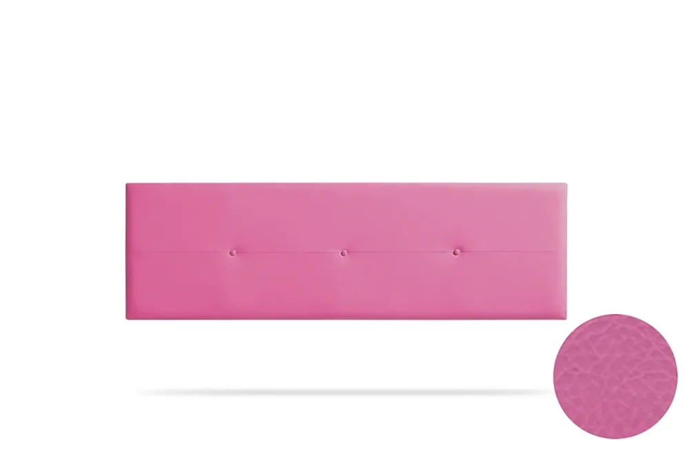 Moonia Tête de Lit Tapisée NAPOLI Simili cuir 90x50x5 cm - Rose -* Tête De Lit