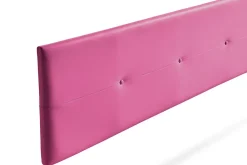 Moonia Tête de Lit Tapisée NAPOLI Simili cuir 90x50x5 cm - Rose -* Tête De Lit