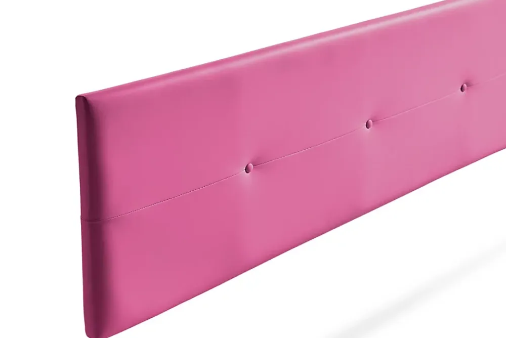 Moonia Tête de Lit Tapisée NAPOLI Simili cuir 90x50x5 cm - Rose -* Tête De Lit