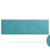 Moonia Tête de Lit Tapisée NAPOLI Aqualine 160x50x5 cm - Turquoise -* Tête De Lit