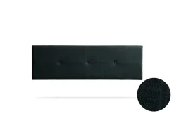 Moonia Tête de Lit Tapisée NAPOLI Aqualine 170x50x5 cm - Noir -* Tête De Lit