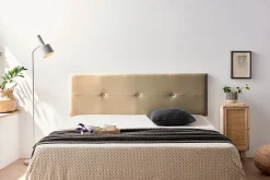 Tête de Lit Tapisée NAPOLI Simili cuir 145x50x5 cm - Or ->Moonia Hot