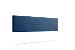 Moonia Tête de Lit Tapisée NAPOLI Simili cuir 90x50x5 cm - Bleu Foncé -* Tête De Lit