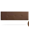 Tête de Lit Tapisée NAPOLI Simili cuir 115x50x5 cm - Marron ->Moonia Discount