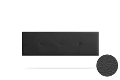 Tête de Lit Tapisée NAPOLI Simili cuir 130x50x5 cm - Noir ->Moonia Sale