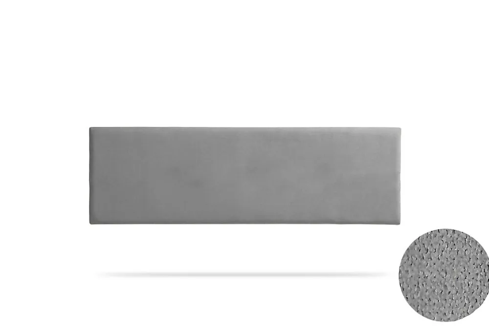 Tête de Lit Tapisée NOVA Aqualine 170x50x5 cm - Gris Clair ->Moonia Online