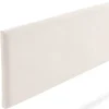 Moonia Tête de Lit Tapisée NOVA Aqualine 100x50x5 cm - Beige -* Tête De Lit