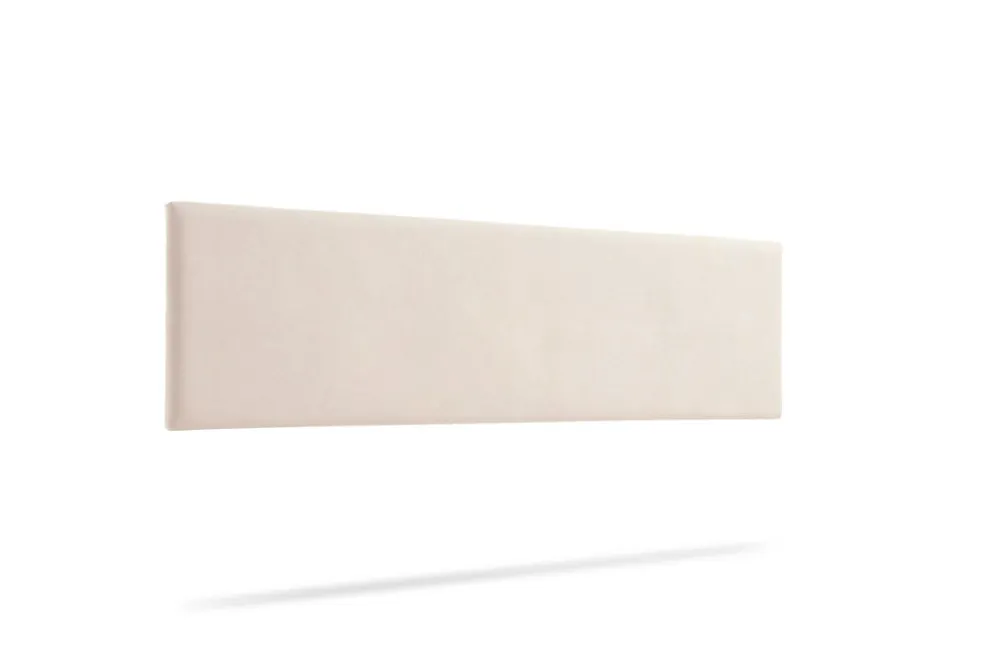 Moonia Tête de Lit Tapisée NOVA Aqualine 100x50x5 cm - Beige -* Tête De Lit