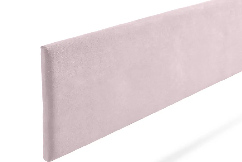 Tête de Lit Tapisée NOVA Aqualine 130x50x5 cm - Rose Clair ->Moonia Discount