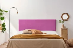 Moonia Tête de Lit Tapisée NOVA Aqualine 100x50x5 cm - Fuchsia -* Tête De Lit