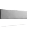 Moonia Tête de Lit Tapisée NOVA Simili cuir 115x50x5 cm - Argent -* Tête De Lit
