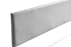 Moonia Tête de Lit Tapisée NOVA Simili cuir 115x50x5 cm - Argent -* Tête De Lit