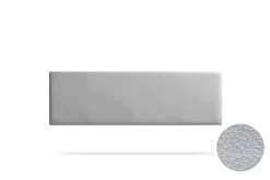 Moonia Tête de Lit Tapisée NOVA Simili cuir 115x50x5 cm - Argent -* Tête De Lit
