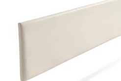 Tête de Lit Tapisée NOVA Simili cuir 115x50x5 cm - Blanc Cassé -><noscript><img width=