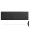 Tête de Lit Tapisée NOVA Simili cuir 115x50x5 cm - Noir ->Moonia Outlet