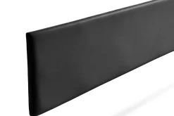 Tête de Lit Tapisée NOVA Simili cuir 115x50x5 cm - Noir -><noscript><img width=