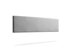 Moonia Tête de Lit Tapisée NOVA Simili cuir 170x50x5 cm - Argent -* Tête De Lit