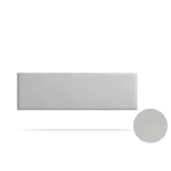 Moonia Tête de Lit Tapisée NOVA Simili cuir 170x50x5 cm - Gris Clair -* Tête De Lit