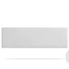 Moonia Tête de Lit Tapisée NOVA Simili cuir 115x50x5 cm - Blanc -* Tête De Lit
