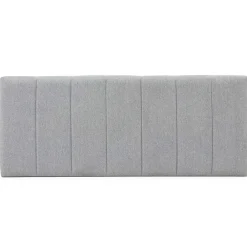 Tête de lit tapissée Creta 160x60 cm Couleur Gris, 8 cm d'épaisseur><noscript><img data-lazyloaded=