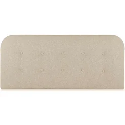 Vs Venta-Stock Tête de lit tapissée Saona 150x60 cm Couleur Beige, 8 cm d'épaisseur* Tête De Lit