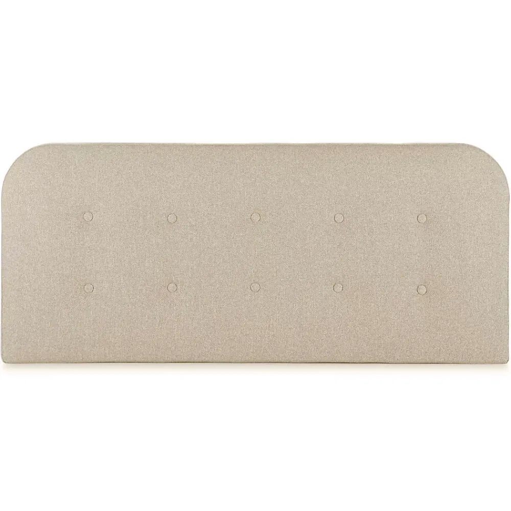 Vs Venta-Stock Tête de lit tapissée Saona 150x60 cm Couleur Beige, 8 cm d'épaisseur* Tête De Lit