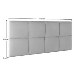 Vs Venta-Stock Tête de lit tapissée Sicilia 160x60 cm Beige* Tête De Lit