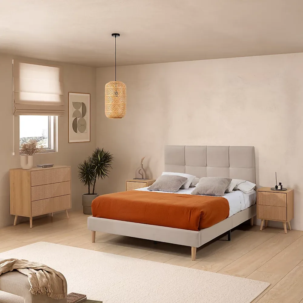 Vs Venta-Stock Tête de lit tapissée Sicilia 160x60 cm Beige* Tête De Lit