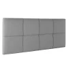 Tête de lit tapissée Sicilia 140x60 cm Gris>Vs Venta-Stock Online