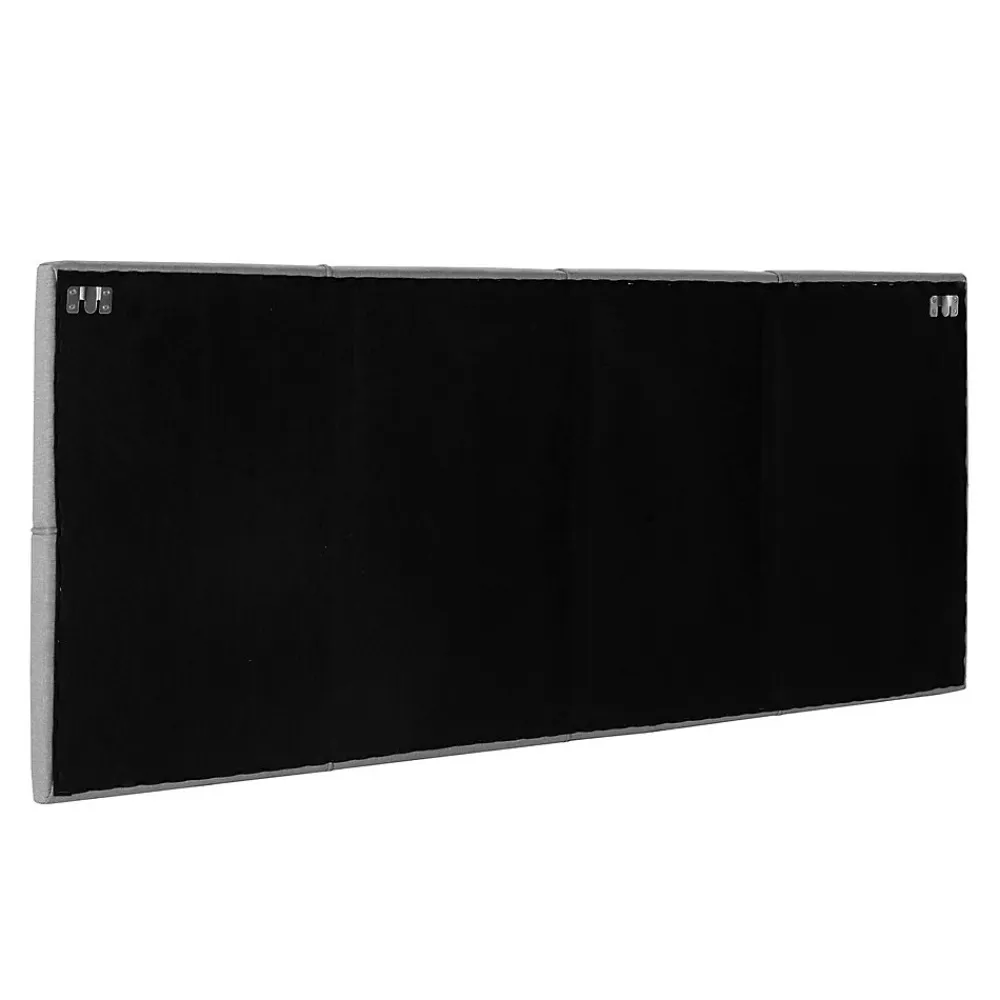 Tête de lit tapissée Sicilia 140x60 cm Gris>Vs Venta-Stock Online
