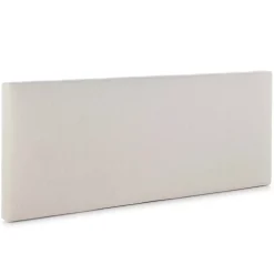 Vs Venta-Stock Tête de lit tapissée Tagomago 160x60 cm de Lin Naturel, 8 cm d'épaisseur* Tête De Lit