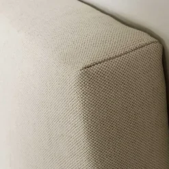 Vs Venta-Stock Tête de lit tapissée Tagomago 160x60 cm de Lin Naturel, 8 cm d'épaisseur* Tête De Lit