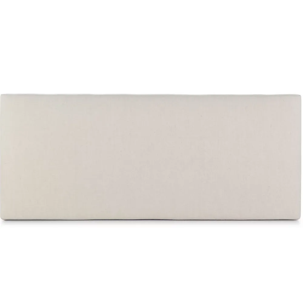 Vs Venta-Stock Tête de lit tapissée Tagomago 160x60 cm de Lin Naturel, 8 cm d'épaisseur* Tête De Lit