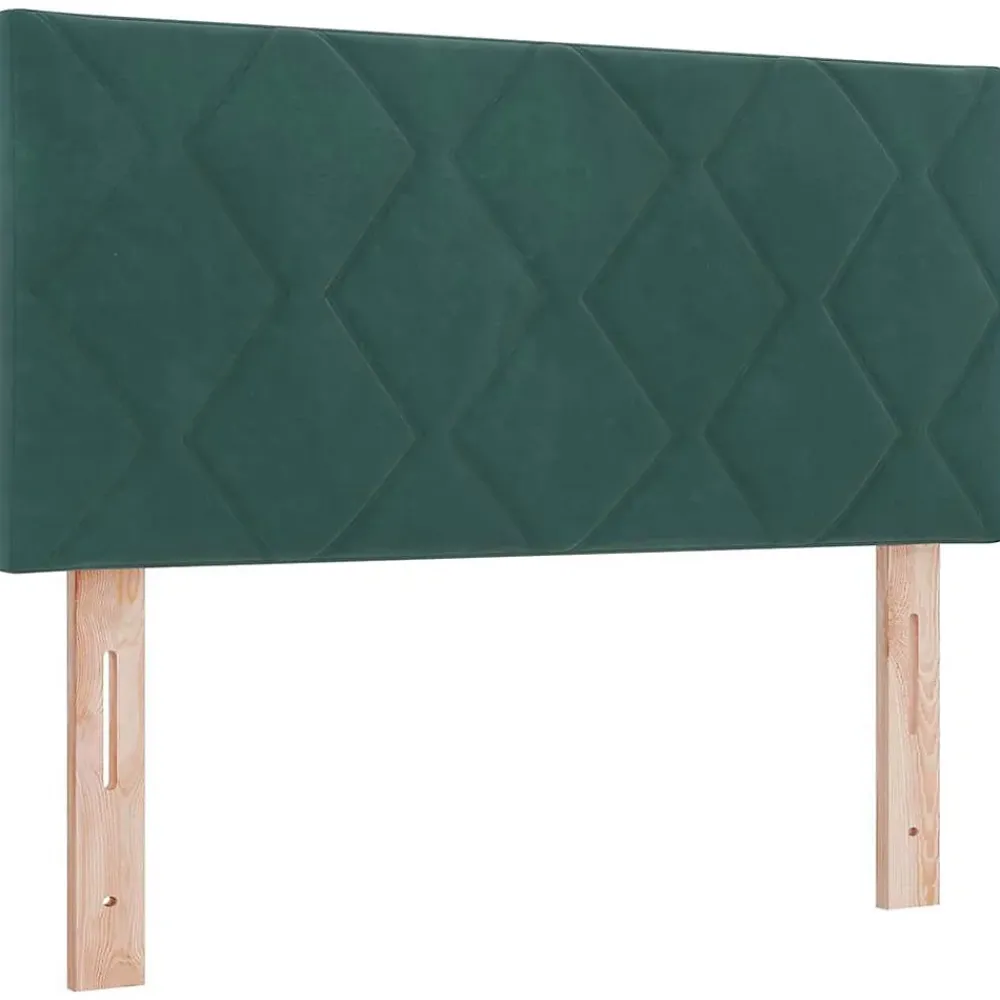 Vidaxl Tête de lit Vert foncé 90 cm Velours* Tête De Lit